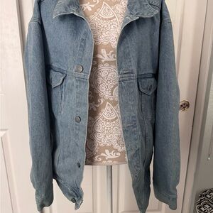 Vintage Pepsi Light Blue Denim Jacket